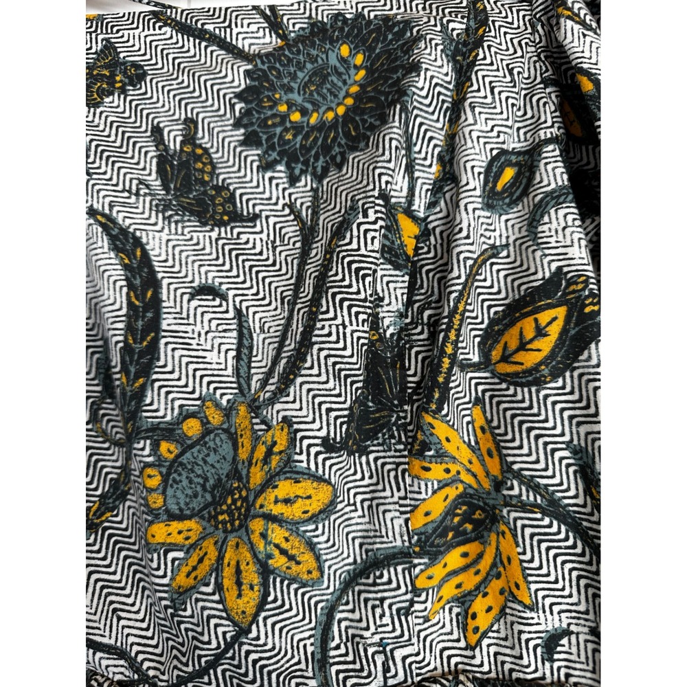 Ulla Johnson Marie Tie Back Dress Floral Puff Sleeve Handkerchief Hem 12 - Picture 6 of 8